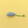 Set Rattle Cat Mouse Toy Imitation Fur Cat Mouse Toy Interactive Cat Game Toy Indoor Cat Toy