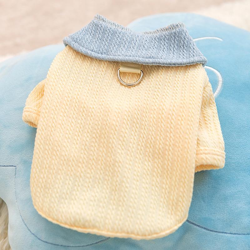 

Cat clothes warm autumn and winter two-legged cat kitten jacquard bottoming shirt small dog dog pet clothing XS (recommended weight 1-1.5kg)