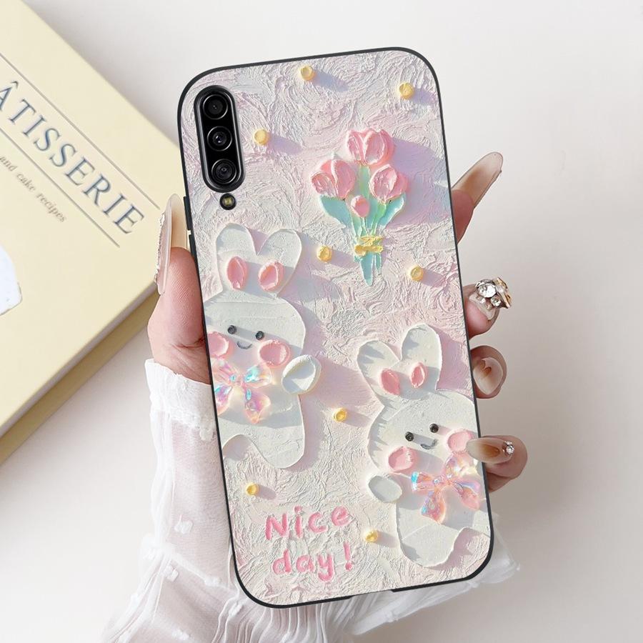 Für Samsung Galaxy A09 5G Hülle SM-A908B Cover Cartoon Bemalte Weiche Silikonhüllen für Samsung A50 A50s A30 A30s A20 Handy Funda