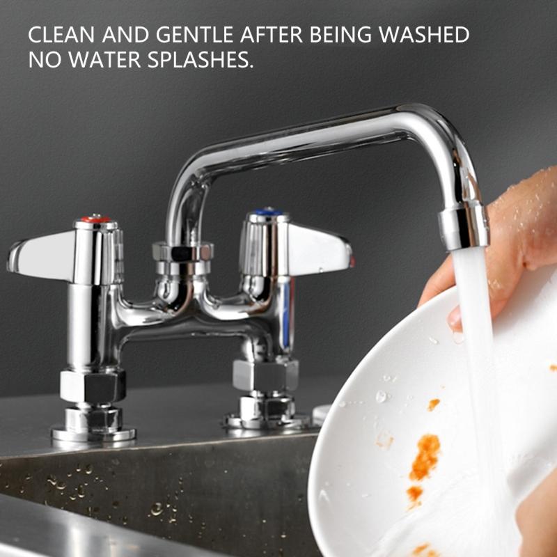 Faucet Valves Hot and Cold Knob Handle with Stem Hand Wash Sink Faucet Handle Commercial Faucets Parts Enduring
