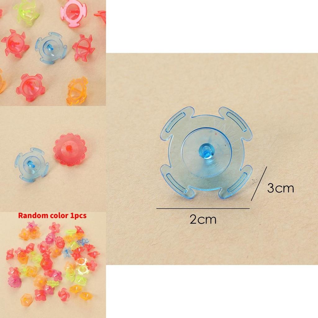 Plastic Hand Twist Transparent Gyroscope Toy For Kids Play And Collection
