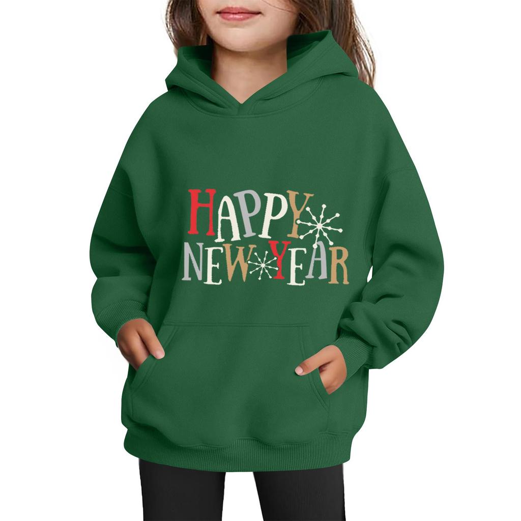 Sweatshirts For Teen Girls Hoodies Long Sleeve Drawstring Pullover Cute Printed Oversized Hoodie Christmas