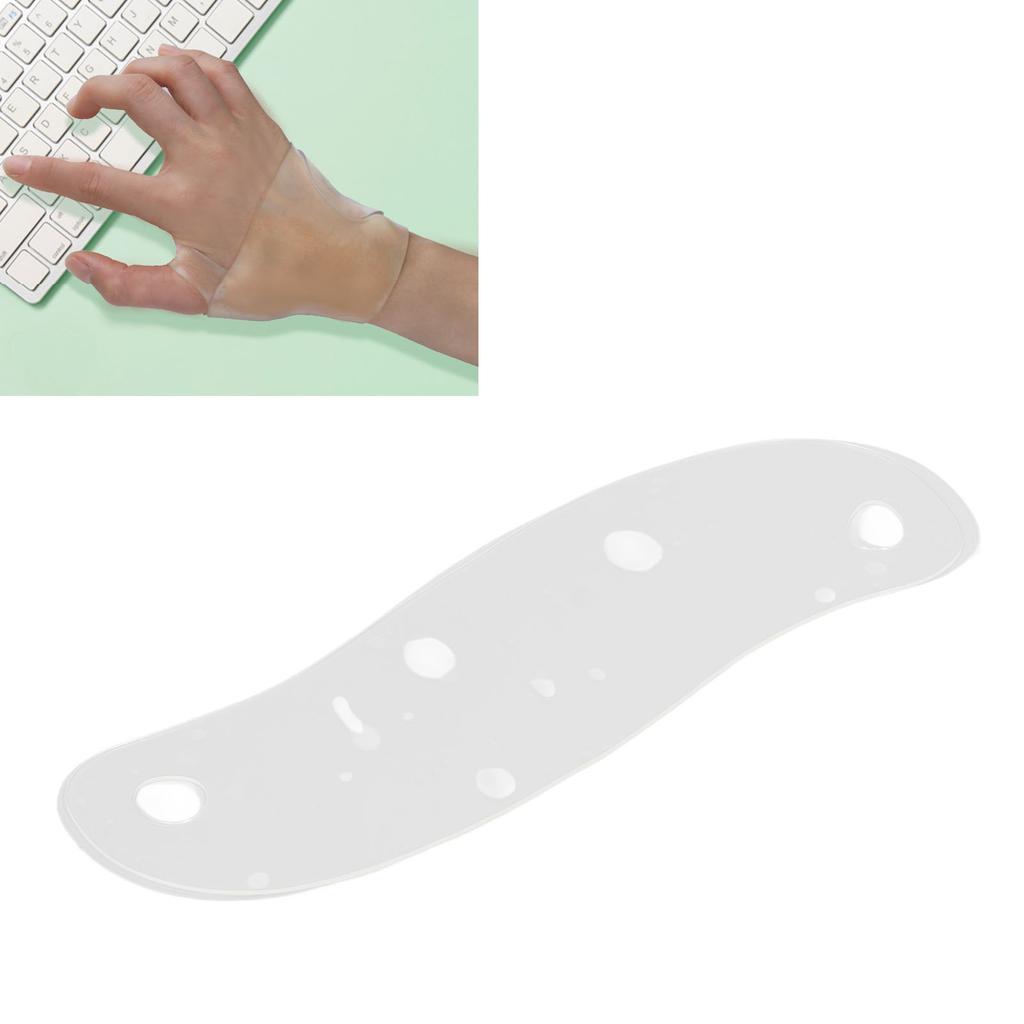 Mouse Wrist Rest Transparent Silicone Wrist Guard Joint Thumb Support Brace for Office and Sports
