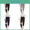 Womens Fleece Jogging Pants With Pockets High Waist Warm Winter Comfortable Leisure