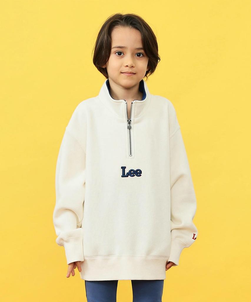 Lee Sweatshirt i Storlekar Barn Halvdragkedja Off-White, 110cm-150cm