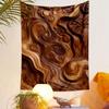 Swirling Wooden Texture Design Patterned tapestry home decor, suitable for bedroom and living room, gift