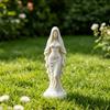 3D Printed Veiled Goddess Statue Artistic Wearing Veil Women Figurine Sculpture Decoration for Home Office Living Room Desktop