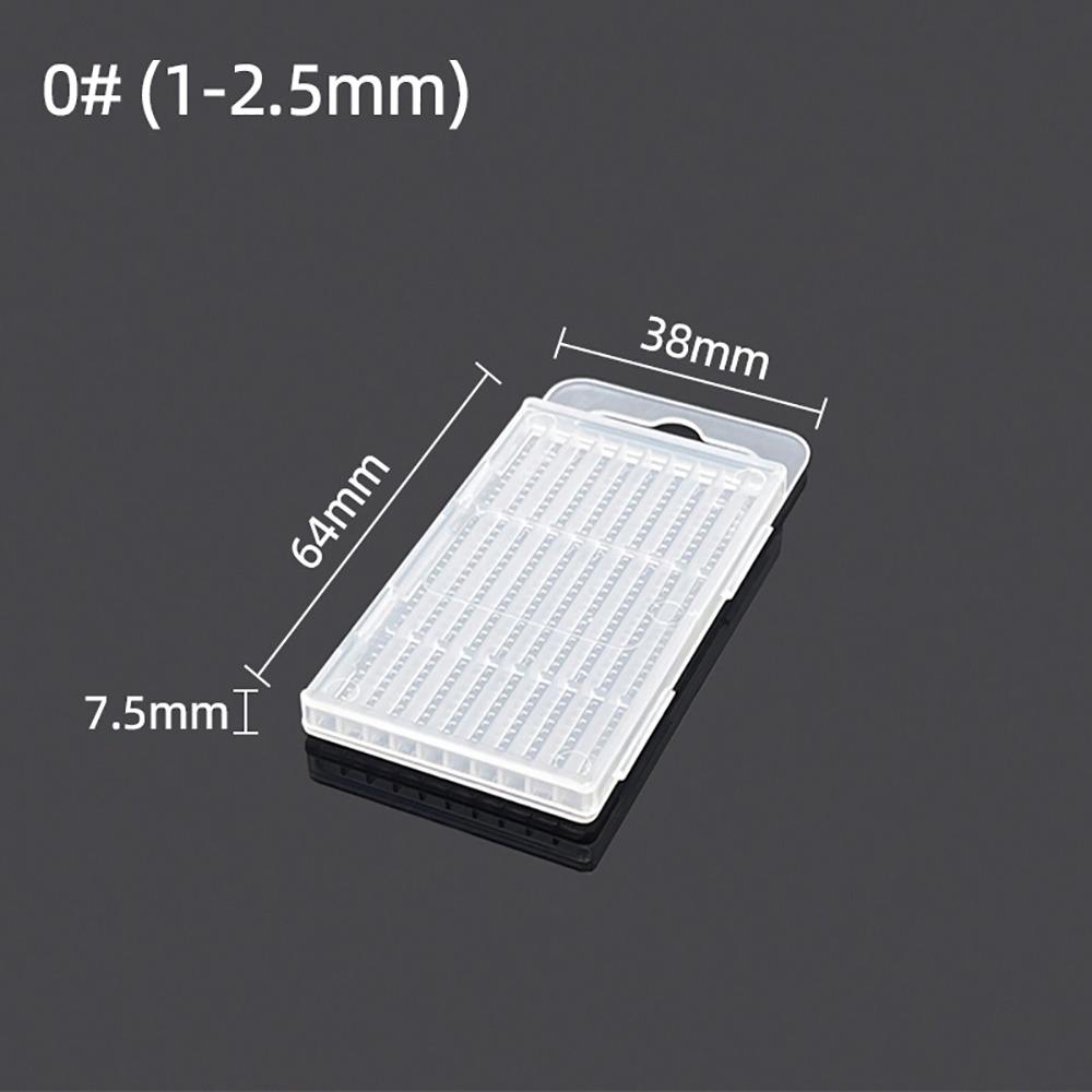 1Pcs Clear Tool Parts Storage Case Plastic Hardware Tool Box For Twist Drill Tap Accessories
