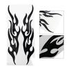 1 Set DIY Flamme Vinyl Aufkleber Aufkleber Wasserdicht Universal Für Auto Motorrad Gas Tank Motorrad Flamme Aufkleber Kit Decals
