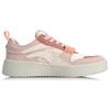 Li Ning Wave SUPERWAVE Lite Comfortable Slip Resistant Abrasion Resistant Low top Skateboard Shoes Women's Pink AGCQ082-3