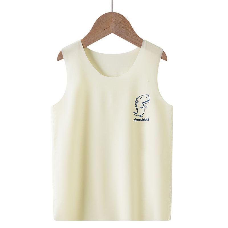 Bamboo Fiber Kids Boys Girls Clothes Set Breathable Pajamas Short Sleeve Top+Shorts Baby Loungewear Children's Sleepwear