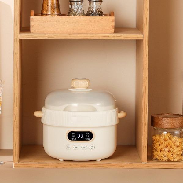 Oală electrică ceramică pentru mâncare de bebeluși și supe