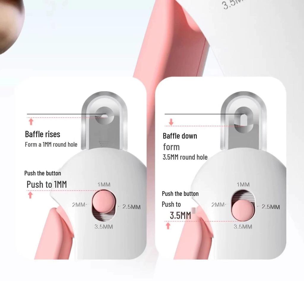 Adjustable Pet Nail Clippers for Small Animals - Beginner Rabbit & Cat Nail Care Tool