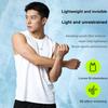 Li-Ning Plain Simple Logo Quick-Dry Ice-Feeling Breathable Basketball Training Fitness Sleeveless Vest Men tops White LWTW001-1