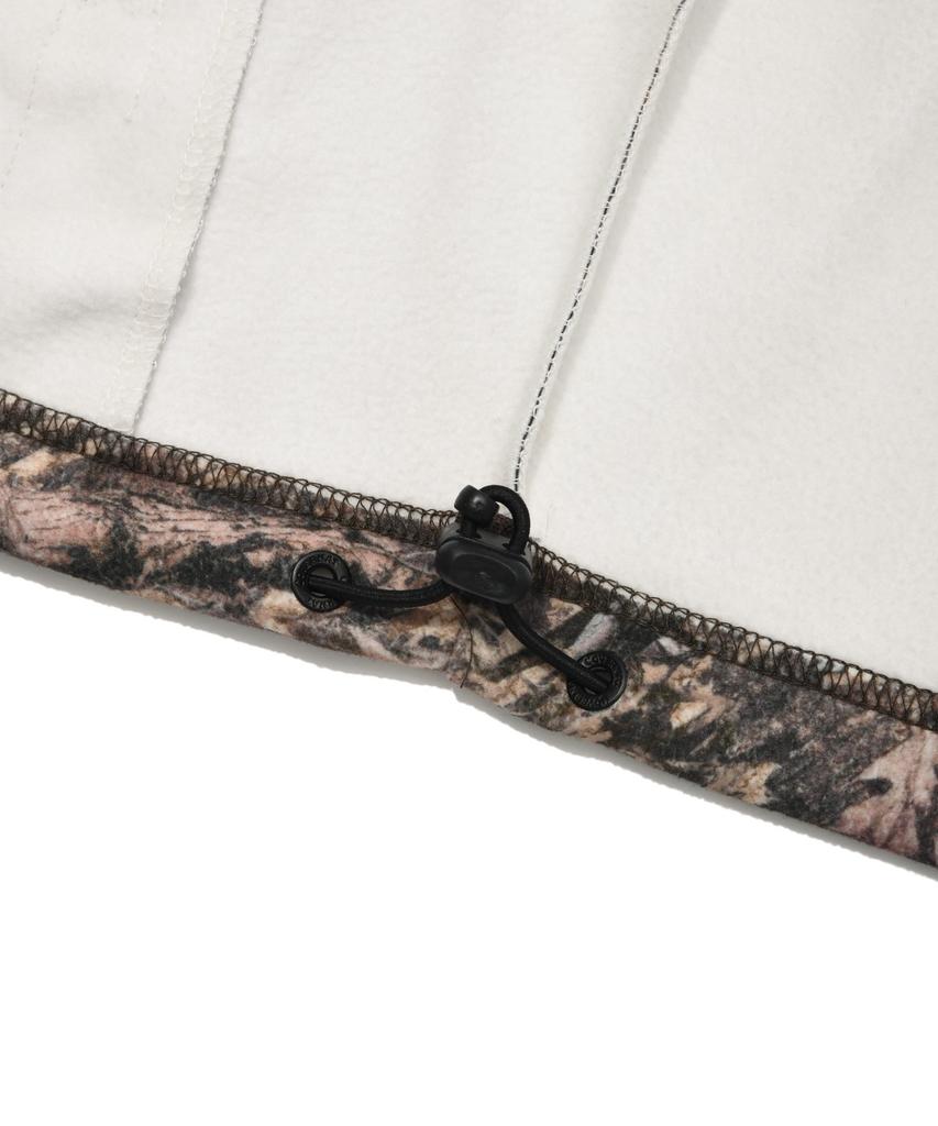 Covernat C Logo Fleece Oversized Hoodie Anorak Camo