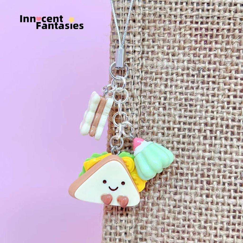 Girlish Cartoon Charm: Cute Mobile, Bag, and Car Key Accessory