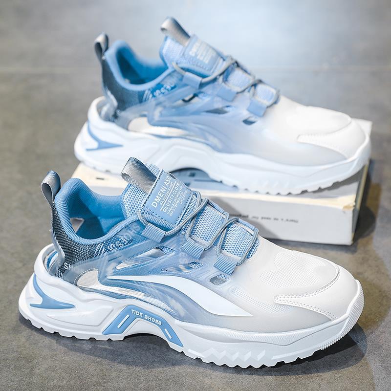 Summer New Breathable Mesh Running Sports Thick-soled Wear-resistant Youth Casual Shoes