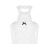 With chest pad, lace splicing neck sling vest for women's summer inner with Spice Girls sexy short top outside