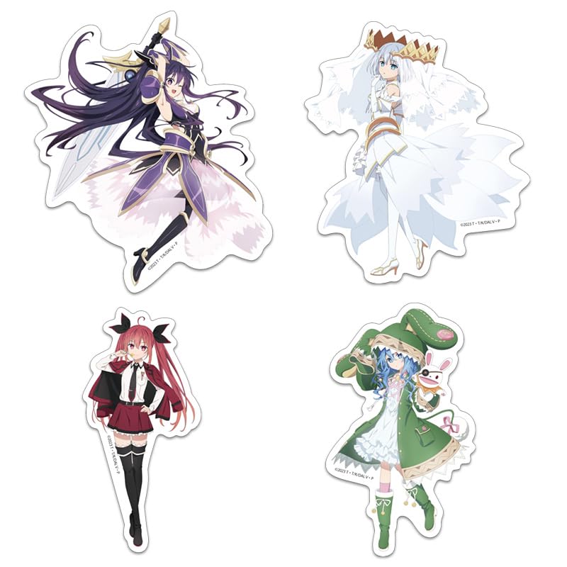 Date A Live V sběratelské vyřezávané samolepky, 12 kusů v krabičce