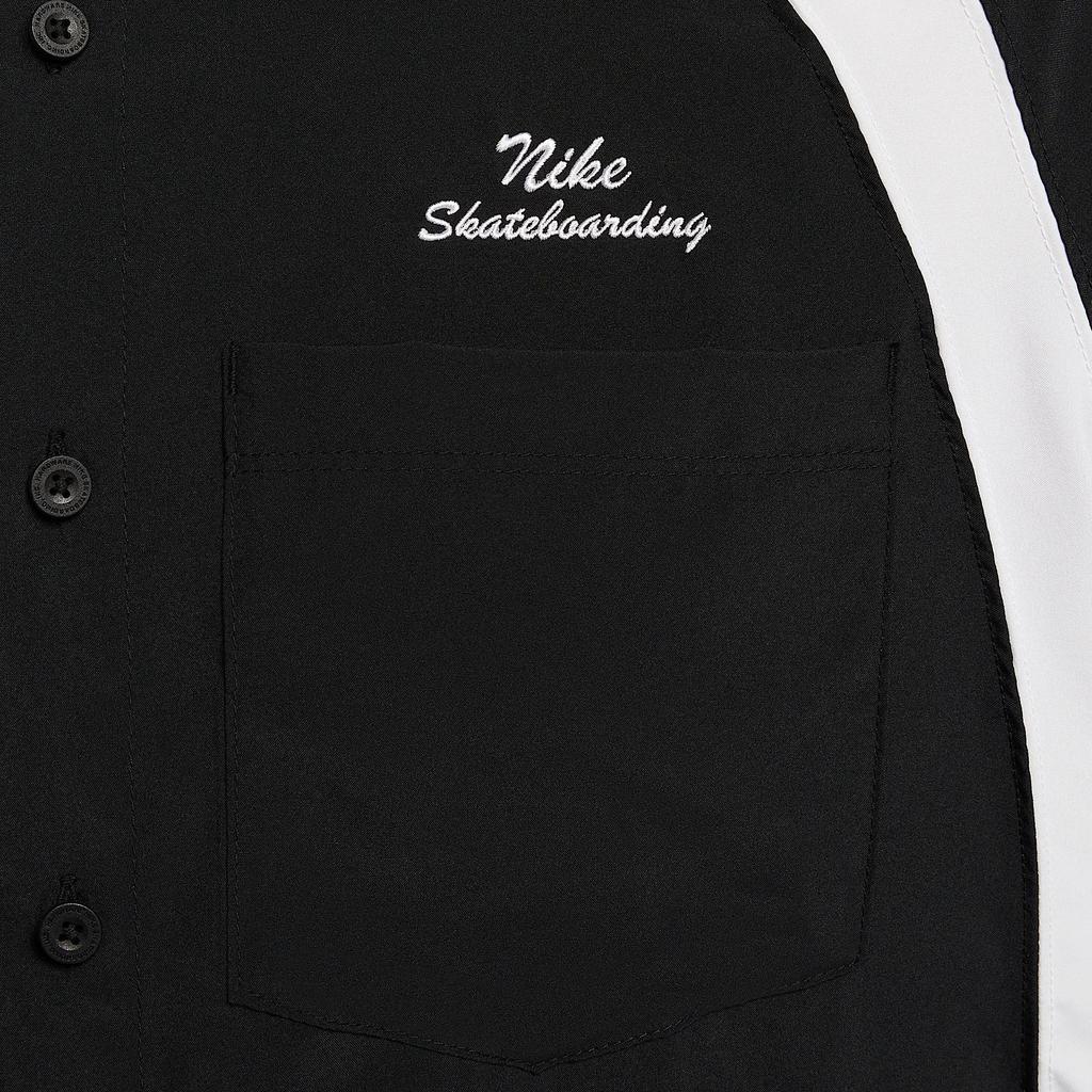 Nike Dri-Fit Sb Módní Klasické Pohodlné Všestranné Tričko s Krátkým Rukávem Pánské košile Černá Bílá HJ2959010