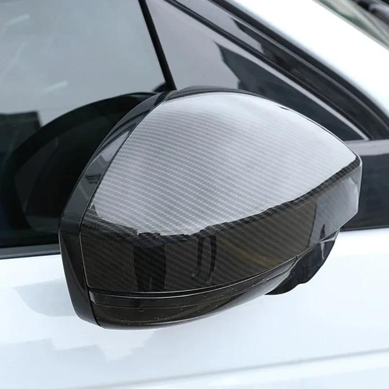 For Land Rover Discovery Sport Range Rover Velar Evoque Jaguar Rearview Side Mirror Cover Wing Cap Exterior Sticker Case Trim