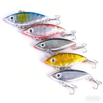Süßwasser Köderköder 4cm Geräuschkugeln VIB 2.7g Ultraleichter Bionischer Köder für Barsch und Mandarinfisch, Speziell für Kleinfische