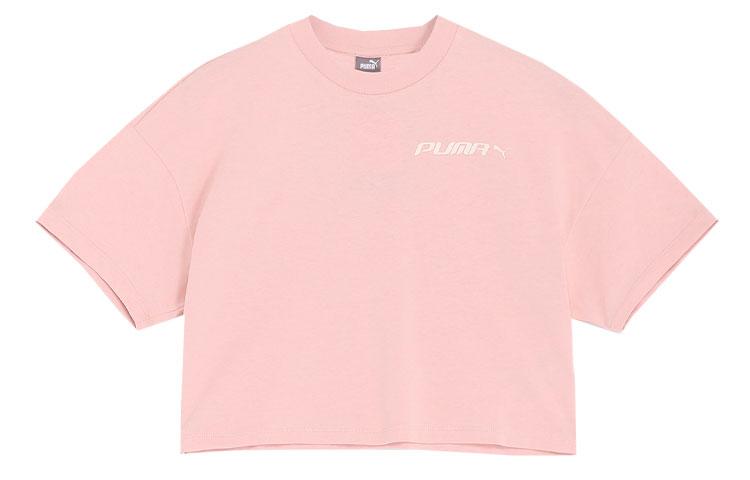 PUMA CORE HERITAGE T Shirt Women s Pink 680702-47 M