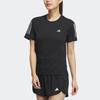 Adidas Own The Run Cooler T-Shirt Women Tops Black JF1477