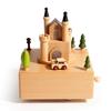 Ballet Dancing Girl Wooden Carousel Music Box Musical Jewelry Box  Children's Toys