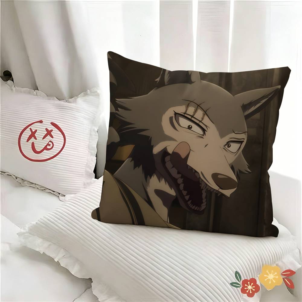 Stück Anime Beastars Kissenbezug Mode Quadratischer Kissenbezug Schlafzimmer Sofa Raum Ins Dekoration Freizeit