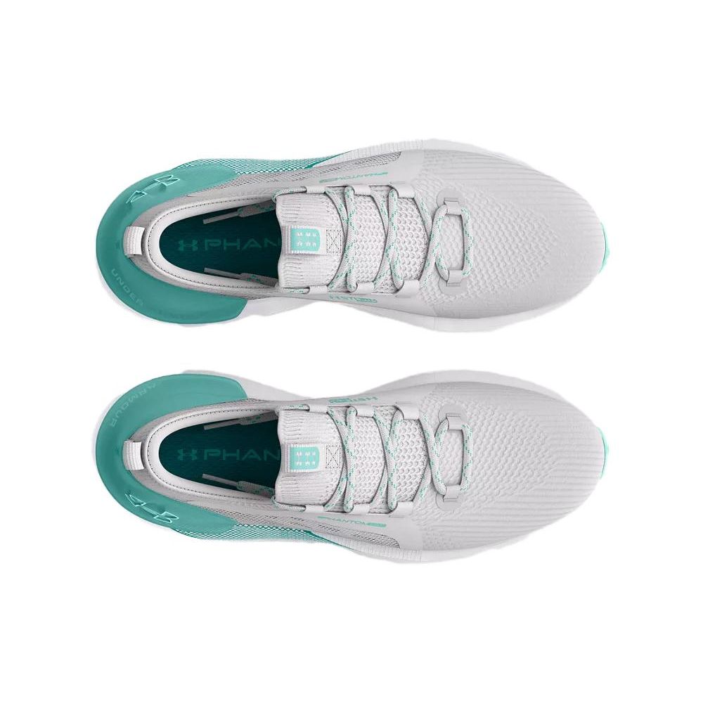 Under Armour  HOVR Phantom Golf Distant Grey Radial Turquoise Women Sneakers 3027090-101