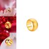 Trendy Gold-plated Copper Couple Ring With Smooth And Flawless Finish Perfect For Gift Giving And Celebrating Love