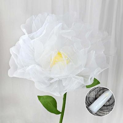 3D Big Simulation Flower Hollow Large Artificial Flowers Hanging Gauze Peony Photography Props Festival Decoration