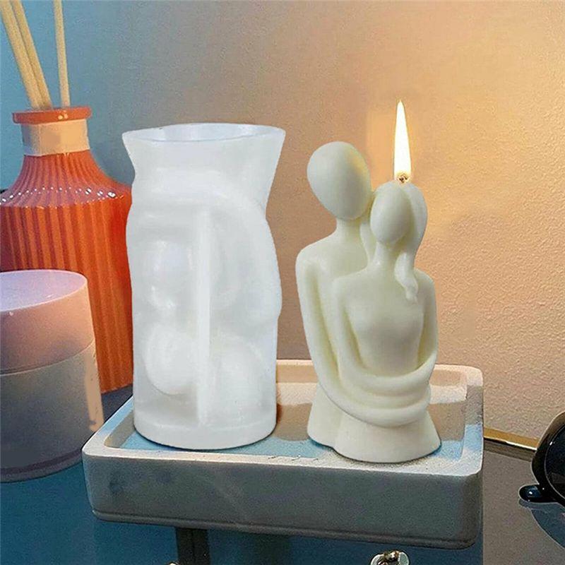 A20F-Mold For Candle Making,Art Candle Mould, Silicone Resin Casting Mold, Homemade Soap Mold For Aromatherapy Plaster