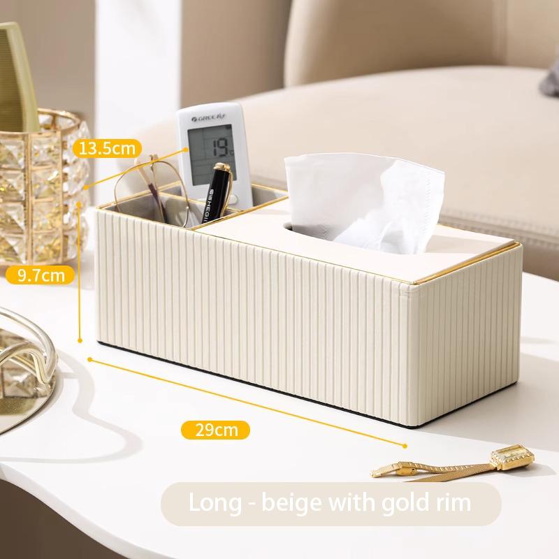 Decorative Tissue Boxhigh Appearance Level Light Luxury Leather Tissue Box Used In Els Living Rooms Office Princess Room