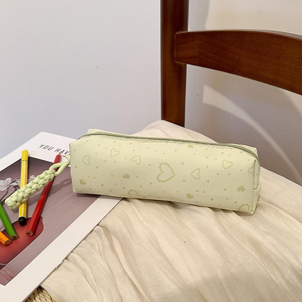 Large Capacity Pen Bag Canvas Pencil Pouch Multi-functional Pencil Case  Gift