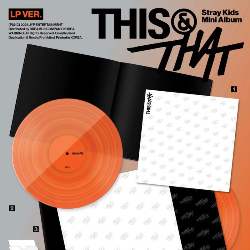 Stray Kids THIS & THAT LP Ver. – Korean Chart [MUSICPLANT POB / Member Select]