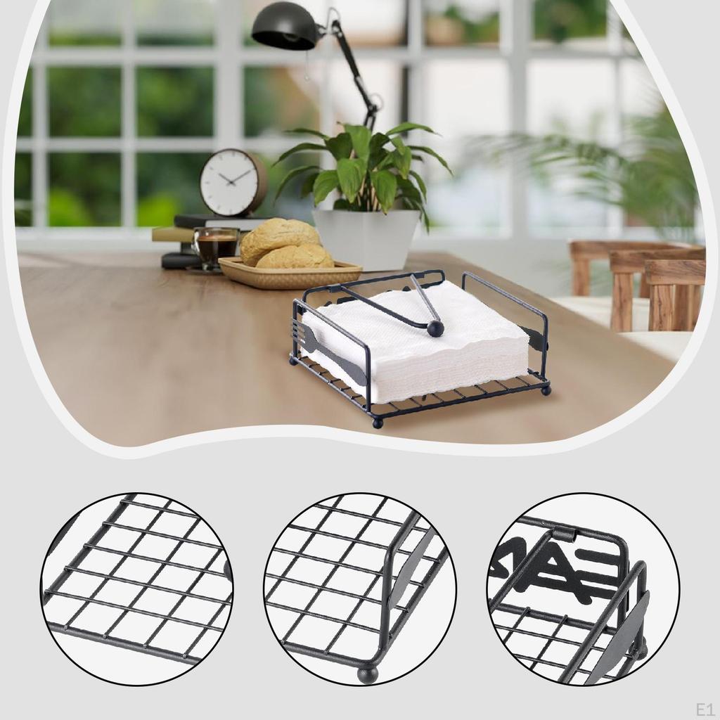 Serviettenhalter Spender Ständer Restaurant Organisation Flache Serviette mit beschwertem Arm