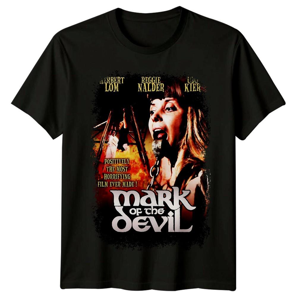 

Mark of the Devil (1970) Movie Poster Inspired T-Shirt Retro 80s Tee 4XL
