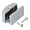 Adjustable Noise Reduction Floor Guide System for Glass Shower Enclosures