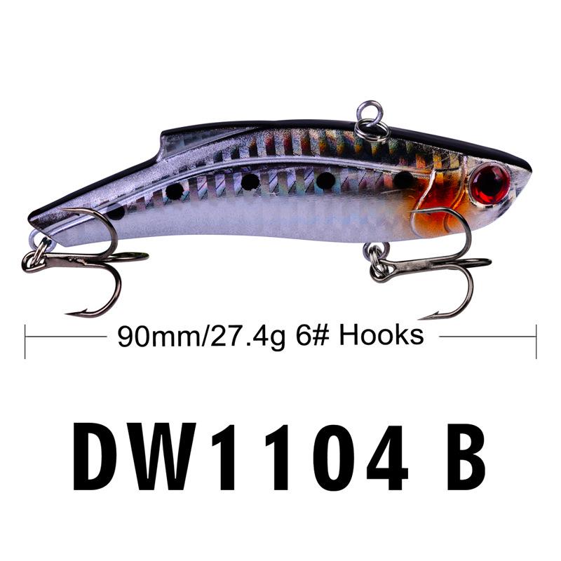 

Приманка-поддельная приманка VIB, 9 см, 27,4 г, длинное бросок, погружные железные пластины, рыболовные снасти 2#