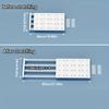Adjustable Telescopic Shelf Divider Organizer Without Drilling/Multifunctional Plastic Partition Rack/Layered Partitions/Save Space
