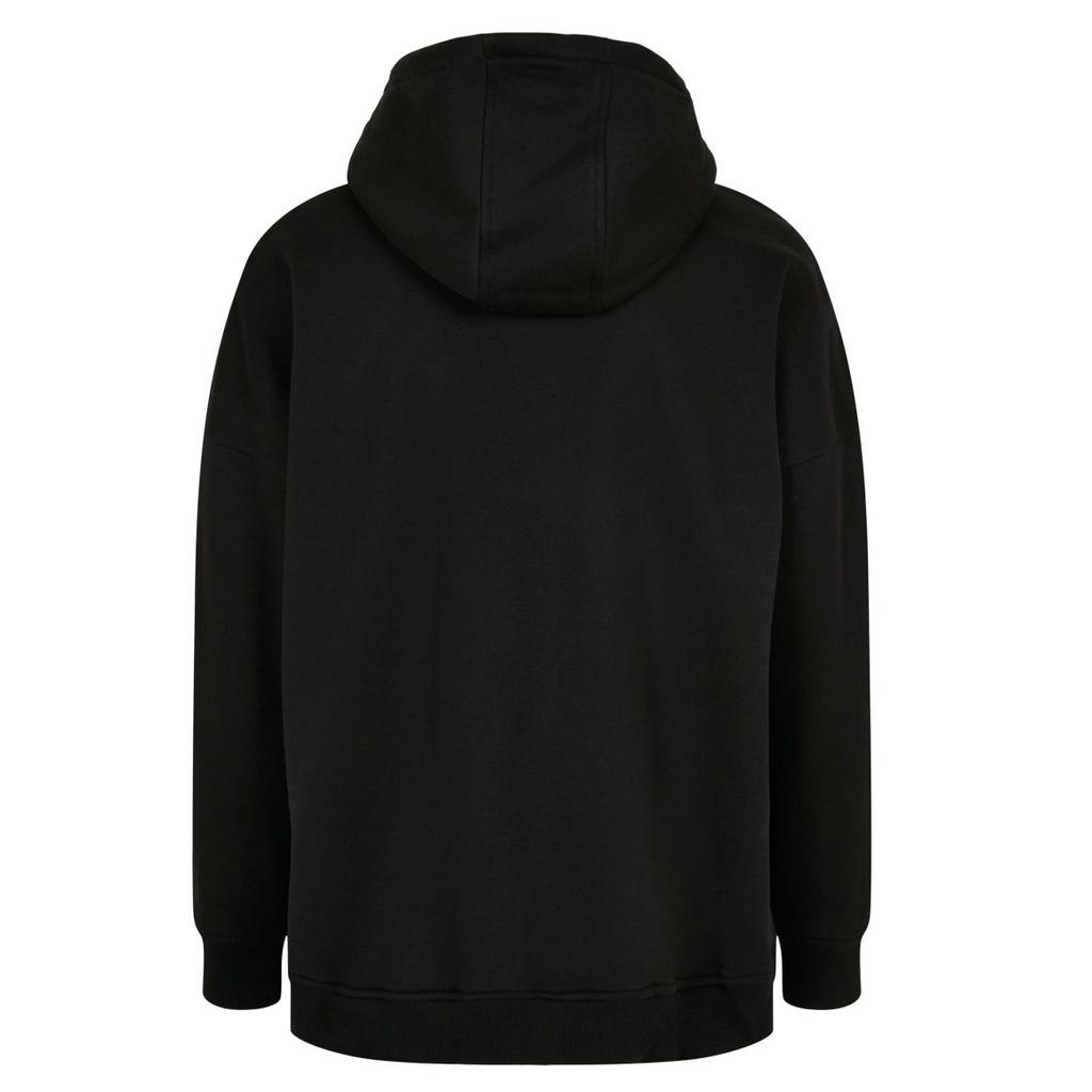 Build Your Brand Mens Oversized Cut-On Hoodie