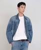 Siecle Comfort Denim Trucker Jacket (Mid-Indigo)