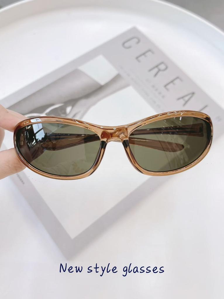 New future technology sunglasses women's European and American fashion cat eye fantasy retro high-end UV-proof cycling glasses