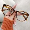 Glasses Women Retro Anti-Blue Light Cat Eye Frame Glasses Vintage Computer Eye Production Eyeglasses Classic Plain Spectacles