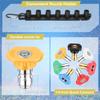 The New 3Sets 7Pcs Pressure Washer Nozzle Set,4000 PSI Power Washer Nozzle Tips With Nozzle Holder,1/4Inch Quick Connect, 2.5GPM
