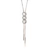 Long Allpurpose Beautiful Necklace For Women In Geometric Style With Sparkling Crystal Pendant