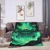 Bulbasaur Mist Cartoon Soft Warm Blanket  Students Plush Throw Blanket Funny Bedroom Flannel Bedspread Sofa Bed Cover