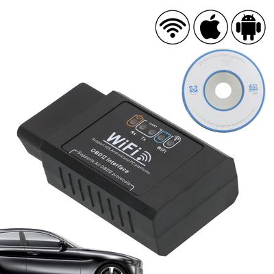 OBDII Scan Tool for iOS & Android ELM327 WIFI Check Engine Light Diagnostic Tool Automotive Diagnostic Scanner